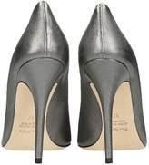 Thumbnail for your product : The Seller Pointed Toe Silver Wash Leather Pumps