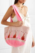 Thumbnail for your product : Sophie Anderson Hoya Woven Tote - Pink