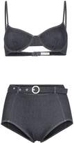 Thumbnail for your product : Solid & Striped Denim Eva top and Jean bottoms bikini