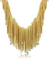 Thumbnail for your product : Orlando Orlandini Flirt - Diamond Drops 18K Yellow Gold Thread Necklace