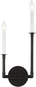 Brayden StudioÂ® Jachin 2 - Light Dimmable Candle Wall Light by Chapman & Myers