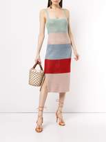 Thumbnail for your product : SUBOO Lucy Knitted Wide Stripe Midi Dress
