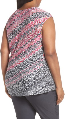Nic+Zoe Spiced Up Ruched Tank