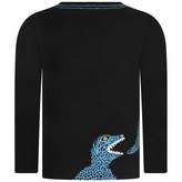 Thumbnail for your product : Paul Smith JuniorBoys Black Dinosaur Print Parry Top
