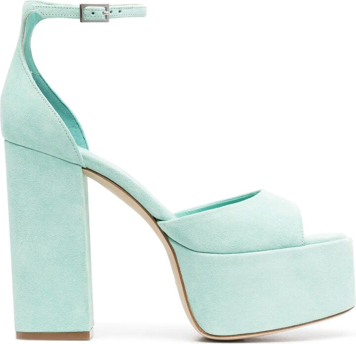 Paris Texas Tatiana 130mm suede platform sandals
