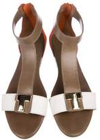 Thumbnail for your product : Tory Burch Leather T-Strap Sandals