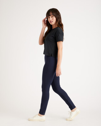 Quince Ultra-Stretch Ponte Skinny Pants Petite