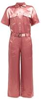 Thumbnail for your product : Sies Marjan Neve Washed Satin Jumpsuit - Womens - Pink