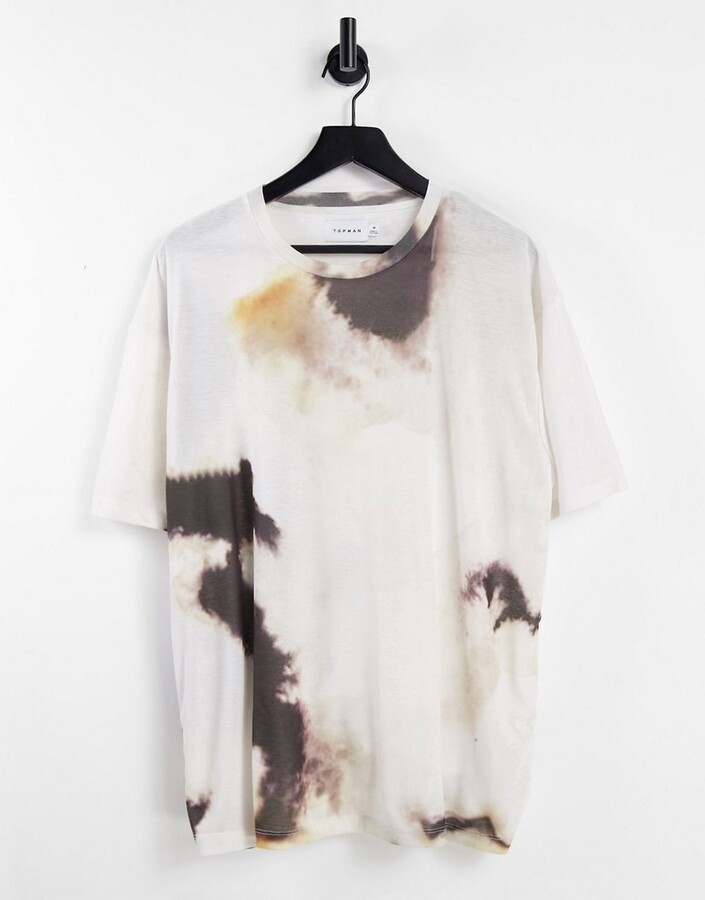 topman oversized white t shirt