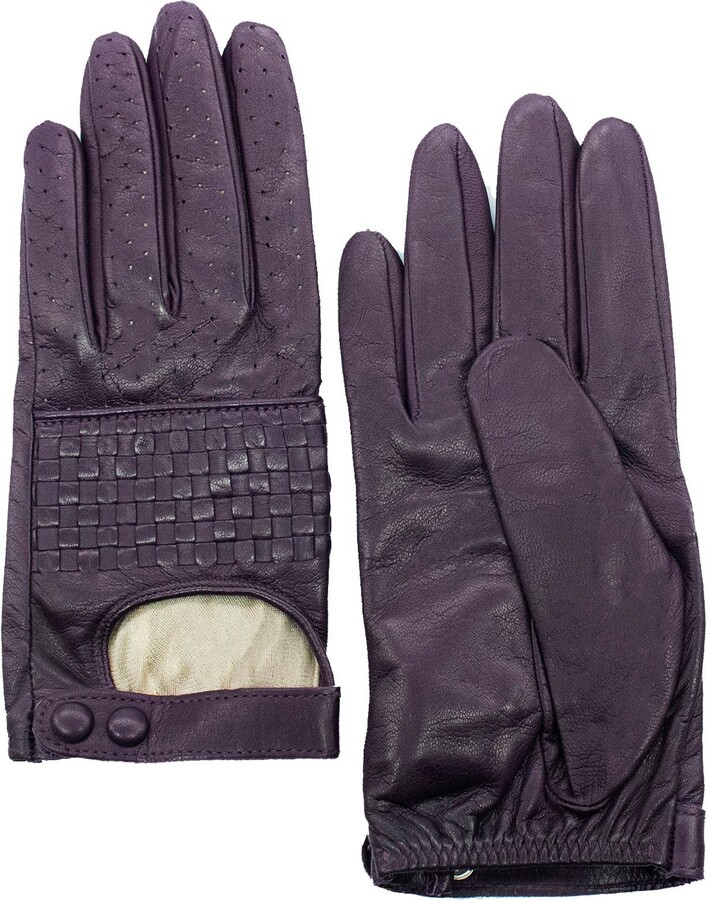 Portolano Silk Lined Leather Driving Gloves ShopStyle