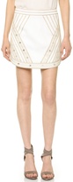 Thumbnail for your product : BCBGMAXAZRIA Embroidered Miniskirt