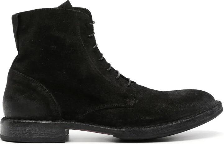 Moma Lace-Up Suede Boots