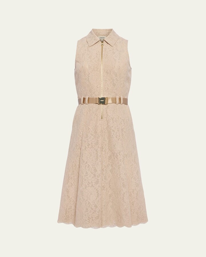 Kylo Belted Lace Shirtdress