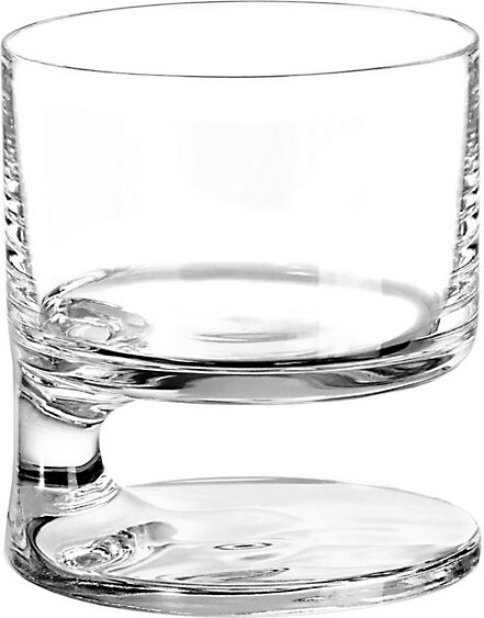 Arnolfo di Cambio Smoke Double Old Fashion Glass, Set of 2 in Clear