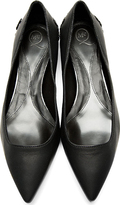 Thumbnail for your product : McQ Black Rococo Logo Flats