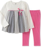 Thumbnail for your product : Kids Headquarters 2-Pc. Geo-Print Tunic and Leggings Set, Baby Girls (0-24 months)