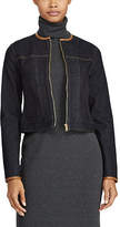 Thumbnail for your product : Ralph Lauren Leather-Trim Trucker Jacket