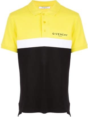 Givenchy colour-block polo shirt