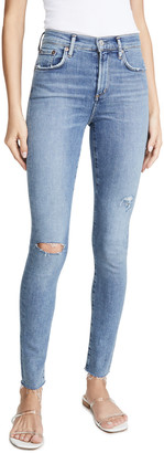 AGOLDE Sophie Mid Rise Ankle Jeans
