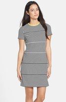 Thumbnail for your product : Maggy London Stripe Short Sleeve Knit Dress