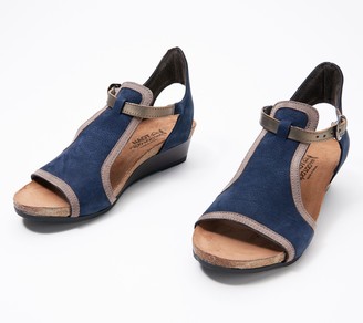 naot navy blue sandals