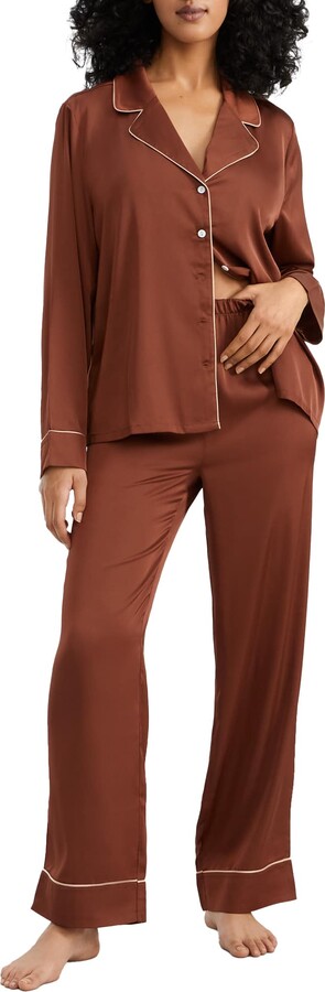 Bare Women's The Washed Satin Pajama Set