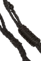 Thumbnail for your product : Ileana Makri IAM by Set of two gold-plated, pyrite and cord bracelets