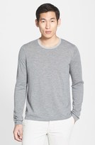 Thumbnail for your product : Vince Long Sleeve Wool & Cashmere Crewneck Sweater