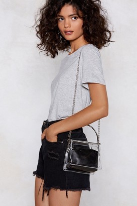 Nasty Gal WANT Clear As Day Shoulder Bag