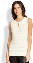 Thumbnail for your product : Saks Fifth Avenue Keyhole Knit Shell