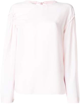 Cédric Charlier bow-detailed blouse