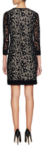 Thumbnail for your product : Magaschoni Silk Burnout 3/4 Sleeve Dress