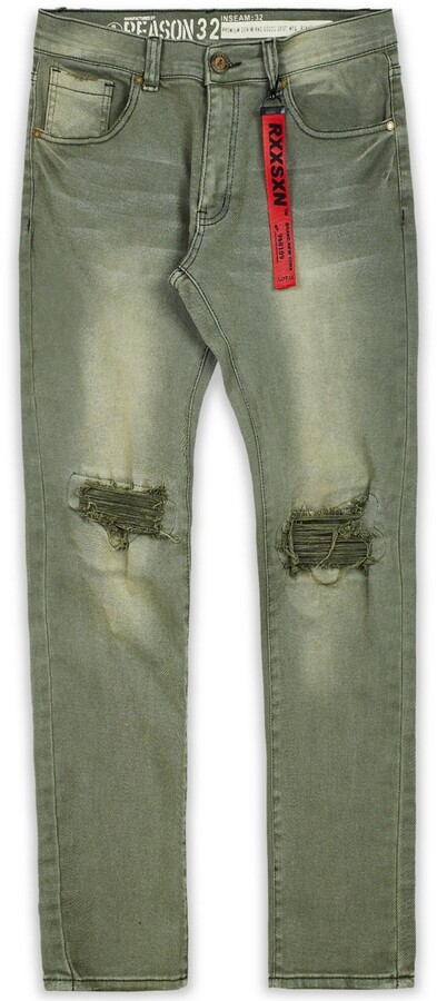 Olive Green Jeans Men | Shop The Largest Collection | ShopStyle