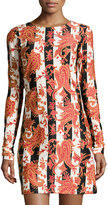 Thumbnail for your product : Julie Brown Morgan Baroque-Print Stretch-Knit Dress, Princess