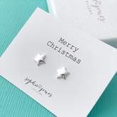 Thumbnail for your product : Sophie Jones Jewellery Christmas Silver Star Earrings