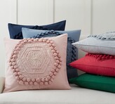 Thumbnail for your product : Pottery Barn Pom Pom Embroidered Pillow Covers