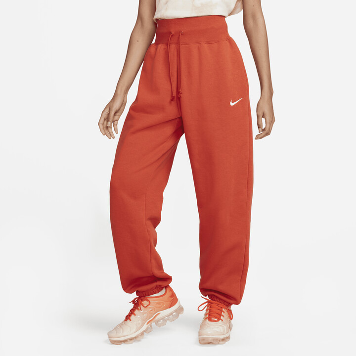 Nike Women's Sportswear Phoenix Fleece High-Waisted Oversized Sweatpants in  Orange - ShopStyle Activewear Pants
