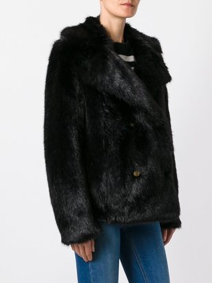 MICHAEL Michael Kors faux fur jacket - women - Modacrylic/Polyester/Spandex/Elastane - L