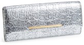Thumbnail for your product : Brian Atwood 'Ingrid' Metallic Leather Clutch
