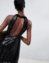 Thumbnail for your product : Raga After Dark Halterneck Sequin Dress