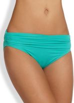 Thumbnail for your product : Carmen Marc Valvo Mediterranean Shirred Bikini Bottom