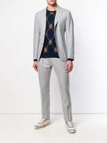 Thumbnail for your product : Eleventy cashmere argyle pattern jumper