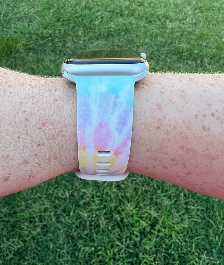 Pastel Tie Dye Watch Band Compatible With Apple Samsung Garmin