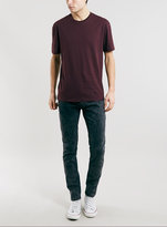 Thumbnail for your product : Topman Burgundy Crew Neck T-Shirt