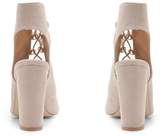 Thumbnail for your product : boohoo Peeptoe Open Lace Shoe Boots