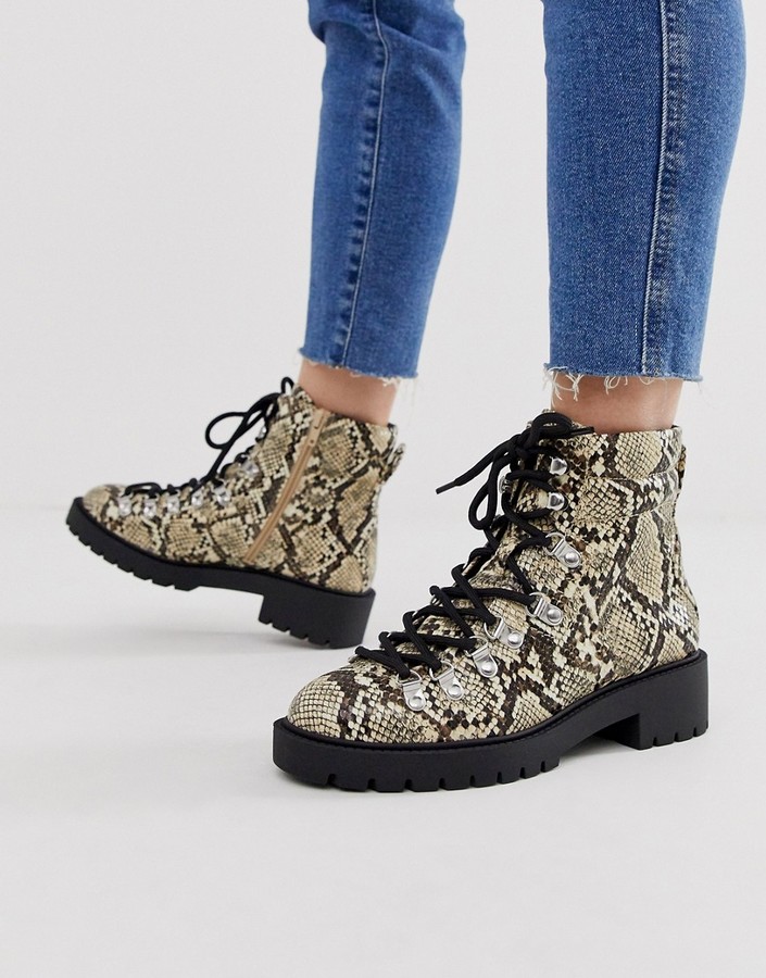 new look animal print boots
