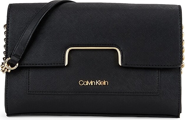 Korting Vermomd formeel Calvin Klein Gold Handbags | ShopStyle