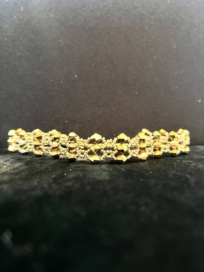Vicky Lee Women's Beaded Choker In Gold