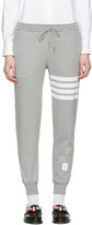 Thumbnail for your product : Thom Browne Grey Classic Four Bar Lounge Pants
