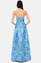 Thumbnail for your product : Kay Unger Floral Jacquard Ballgown